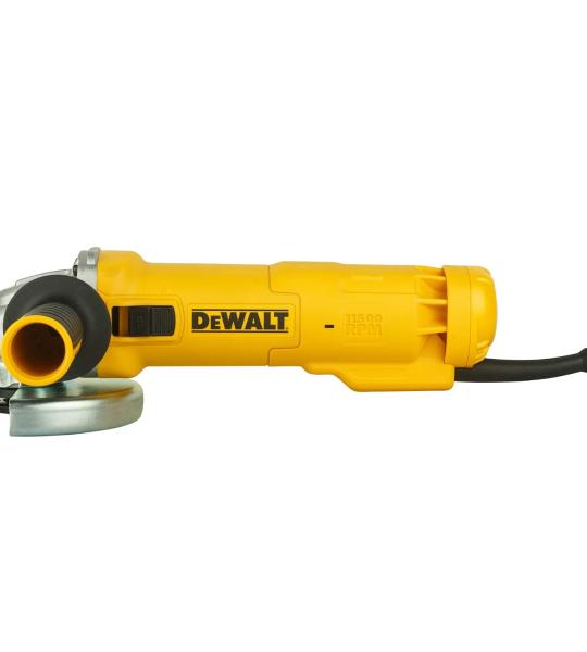 DEWALT DWE4235 1400W, 125mm Medium Angle Grinder with DES Technology and Innovative (Yellow)