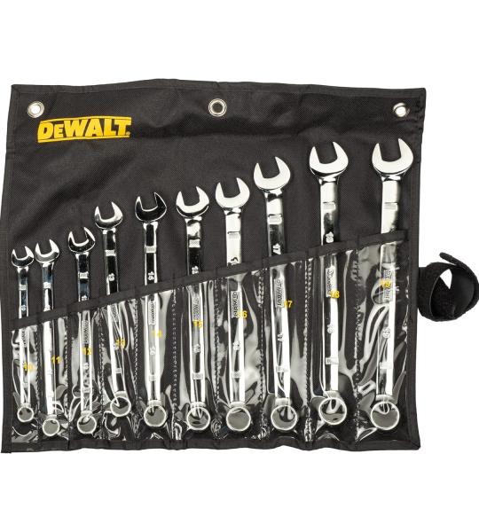 Dewalt (DWMT19227-1) 10-19 mm Combination Wrench 10 Pcs Set