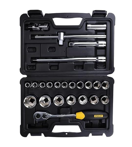 Stanley 24 pcs 1/2 sq. Drive 6 pt socket set (STMT72795-8)