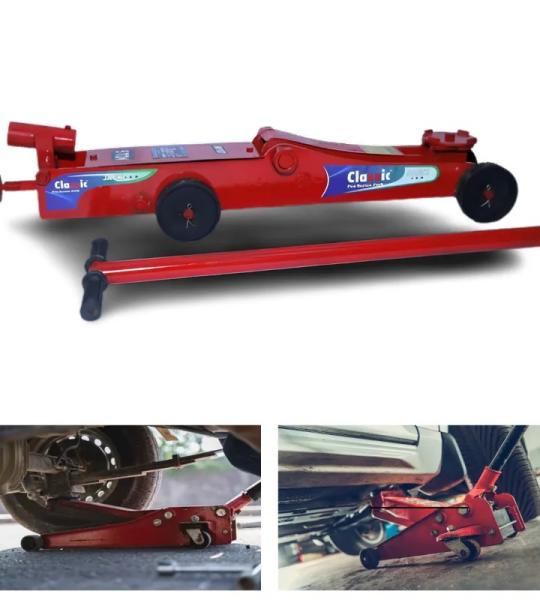 Classic 5-Ton Capacity Hydraulic Floor Trolley Jack for Mini Truck, SUVs - Maximum Lifting Height 534 mm