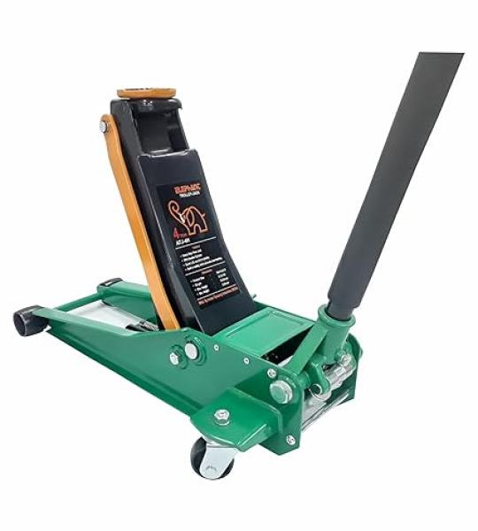 Elephant (ATJ-04H) 4 Ton Capacity Double Piston Trolley Jack for Low Floor Cars - 505 mm Maximum Lifting Height