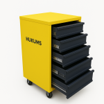 Hukums Tool Trolley 7 Drawers with 108 Pcs Mechanical Tools 3 Year Warranty