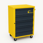 Hukums Heavy Duty 5 Compartment Tool Trolley 890 x 640 x 410