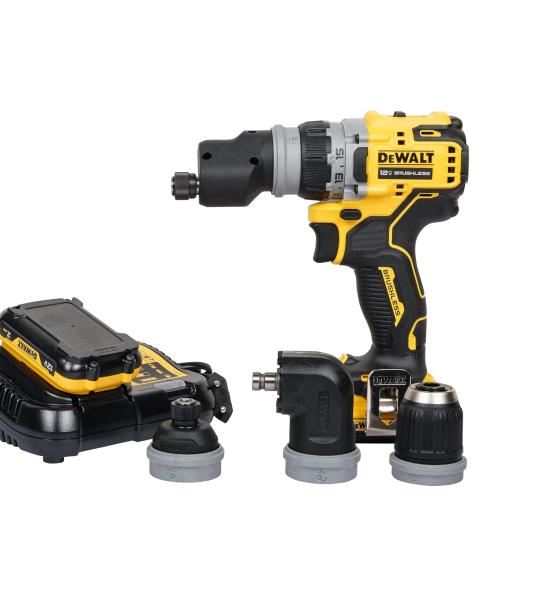 DEWALT 12V 2.0AH CORDLESS BURSHLESS MULTI-HEAD DRILL DCD703D2