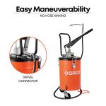 Groz 10 Kg Grease Pump Bucket With Wheel (VGP/10)