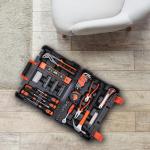BLACK+DECKER BMT154C Hand Tool Kit (154-Piece) (Orange & Black)