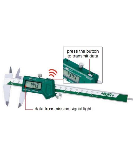 Insize Wireless Digital Vernier Caliper Non-Waterproof, Range: 0-12 Inch/0-300 Mm, 1113-300