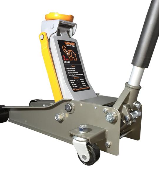 Elephant (ATJ-03H) Double Piston 3 Ton Capacity Trolley Jack for Low Floor Cars - 460 mm Maximum Lifting Height
