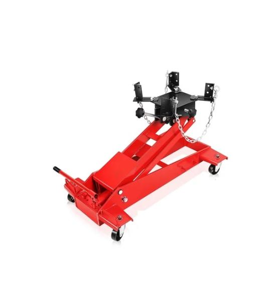 Hukums 1.5 Ton Heavy Duty Low Profile Hydraulic Transmission Jack with Chain | Professional Garage & Workshop Tool