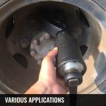Hukums 1 Inch 3800 Nm Max. Torque Labour Saving Wrench With 2 Sockets