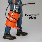 Groz 10 Kg Grease Pump Bucket with Multi Modes Settings (VGP/10A)