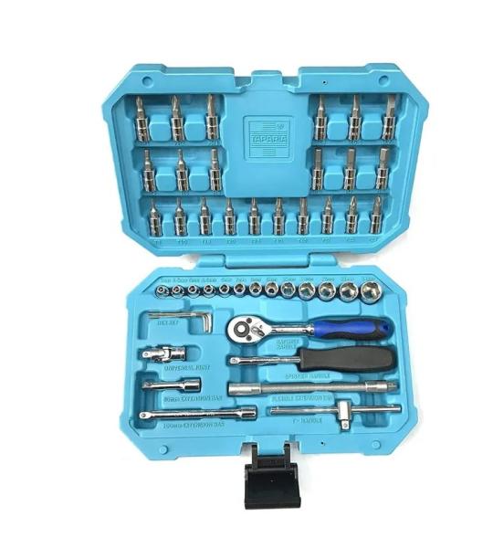 Taparia 1/4 Inch 46 Pcs Socket Set (SA46)