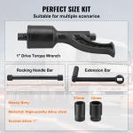 Hukums 1 Inch 3800 Nm Max. Torque Labour Saving Wrench With 2 Sockets