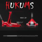 Hukums 3.5 Ton Double Piston Hydraulic Trolley Jack, 510 mm Maximum Lifting Height