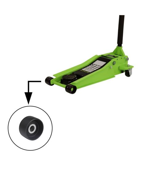 Front Caster Wheel for 4 Ton Hydraulic Trolley Jack – Double Piston Model