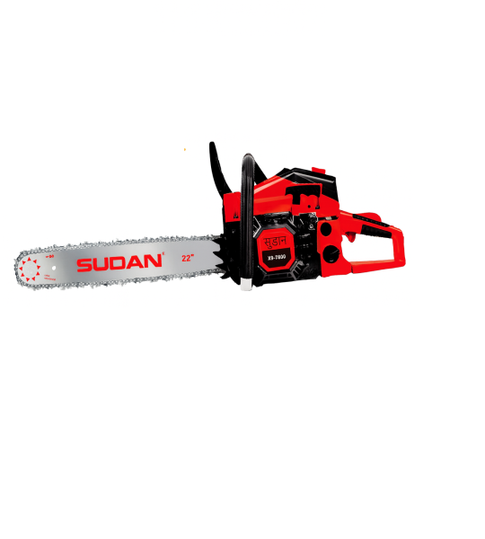78cc Powerful 3 silencer Handed Petrol Chain Saw 22" (5 HP), Woodcutting Saw for Farm, Garden and Ranch with Tool Kit - 6 Months Warranty