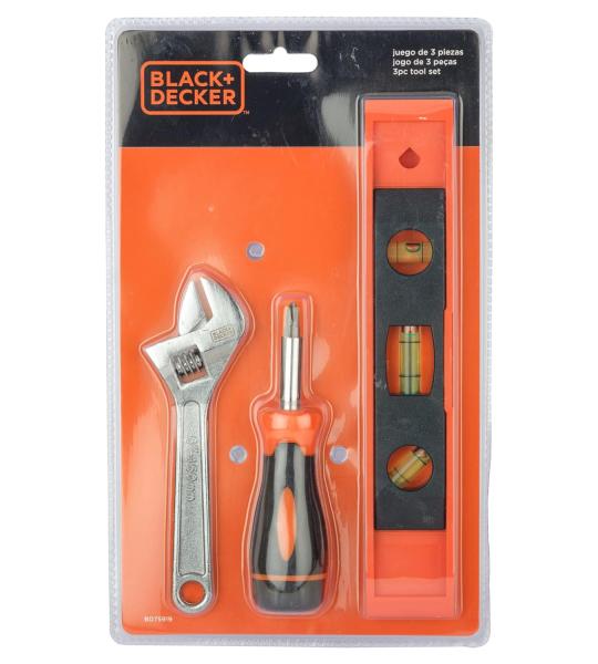 BLACK+DECKER BD75919 3 PIECES TOOLS KIT