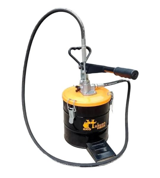 Hukums 6 Kg Bucket Grease Pump Ideal for High Volume Greasing with 1 Year Warranty