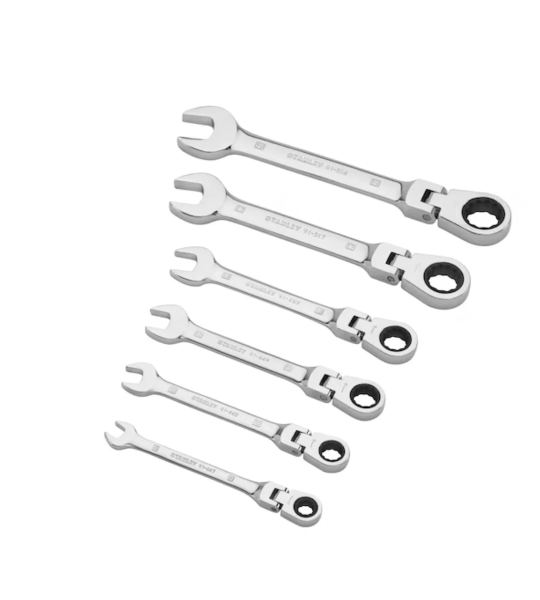 Stanley (4-91-444) 6PC FLEX RATCHETING COMBINATION SPANNER